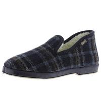 victoria Pantofole Unisex Wamba Confortable a Quadri & Interno in Pelle di Pecora & Suola Abbinata 200301M per Adulto Marino 49
