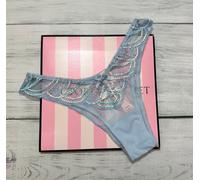 Victoria' S Segreto Dream Angeli Iridescente Ricamo Brasiliano Mutandine Blu