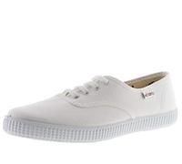 victoria Scarpe da Ginnastica Unisex 1915 Tela & Lacci Bianchi 106613 per Adulto Blanco 37