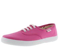 victoria Scarpe da Ginnastica Unisex 1915 Tela & Lacci Bianchi 106613 per Adulto Fucsia 37