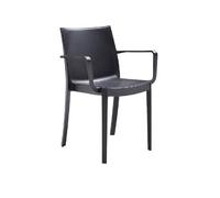 BICA Sedia per Esterni Impilabile in Polipropilene Dimensioni 58x55x82 cm colore Tortora - Verona