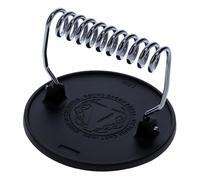 VICTORIA Smash Burger Press, Pressa per Hamburger in Ghisa Stagionata 16,5 cm per Carne da Barbecue, Manico Resistente al Calore, Senza PTFE