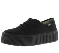 victoria Sneaker 1915 Piattaforma Tela Total Black Negro 40