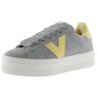 victoria Sneaker Barcelona Ciclista Crosta di Pelle & Piattaforma & Pezzi A Contrasto 1092175 per Donna Azul 40