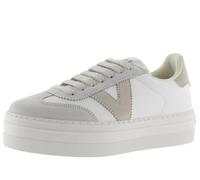 victoria Sneaker Barcelona Ciclista Effetto Pelle & Piattaforma & Pezzi Colorate & in Crosta di Pelle 1092173 per Donna Hielo 38