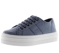 victoria Sneaker Barcelona Tela Lavata Cotone Tinto, Ecologico E 30% Riciclato Azul 36