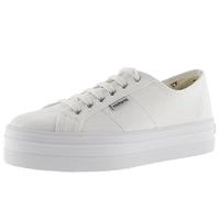 victoria Sneaker Barcelona Tela & Piattaforma 109200 per Donna Blanco 35