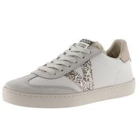 victoria Sneaker Berlin Ciclista Effetto Pelle & Pezzi in Crosta di Pelle & Logo Glitterato 1126185 per Donna Hielo 40