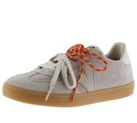 victoria Sneaker Berlin Crosta di Pelle & Doppio Cordone & Suola Caramello 1126229 per Donna Hielo 37