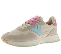 victoria Sneaker Cosmos Multicolore Nylon & Parti in Camoscio Abbinati & Suola Dentellata 1134117 per Donna Beige 37