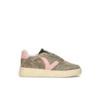 VICTORIA Sneaker donna kaki/rosa in suede 41