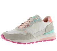 victoria Sneaker Luna Multicolore Nylon & Parti in Camoscio & Suola Dentellata 1156114 per Donna Blanco 36