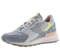 victoria Sneaker Luna Nylon & Pezzi Colorati & in Crosta di Pelle & Suola Dentata 1156111 per Donna Azul 37