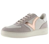 victoria Sneaker Madrid Effetto Pelle & Pezzi in Crosta di Pelle & Metallizzati A Contrasto 1258222 per Donna Hielo 39
