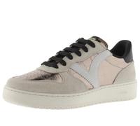 victoria Sneaker Madrid Metallo & Pezzi in Crosta di Pelle A Contrasto 1258273 per Donna Bronce 39