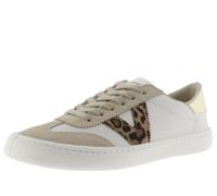 victoria Sneaker Olmo Effetto Pelle Barefoot & Pezzi Fantasia & in Crosta di Pelle A Contrasto 1186101 Beige 37