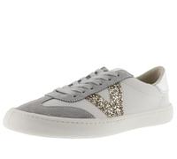 victoria Sneaker Olmo Effetto Pelle Barefoot & Pezzi Fantasia & in Crosta di Pelle A Contrasto 1186101 Gris 41