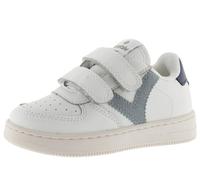 victoria Sneaker Tiempo Effetto Pelle con Logo Contrasto E Chiusura A Strappo Jade 35