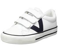 victoria Sneaker TRIBU Effetto Pelle con Logo Contrasto E Chiusura A Strappo Blanco 36