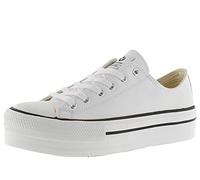 victoria Sneaker Tribu Effetto Pelle & Doppia Piattaforma 1061106 per Donna Blanco 36