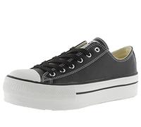 victoria Sneaker Tribu Effetto Pelle & Doppia Piattaforma 1061106 per Donna Negro 41