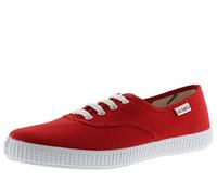 victoria Scarpe da Ginnastica Unisex 1915 Tela & Lacci Bianchi 106613 per Bambini Rojo 23