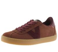 victoria Sneaker Unisex Berlin Ciclista Crosta di Pelle & Pezzi A Contrasto & Sola Caramello 1126221 per Adulto Terra 38