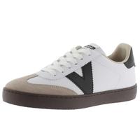 victoria Sneaker Unisex Berlin Ciclista Effetto Pelle & Pezzi A Contrasto & Punta in Crosta di Pelle 1126186 per Adulto Blanco 38