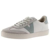 victoria Sneaker Unisex Berlin Ciclista Effetto Pelle & Pezzi Colorate & in Crosta di Pelle A Contrasto 1126184 per Adulto Jade 37
