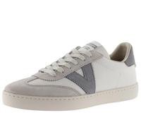 victoria Sneaker Unisex Berlin Ciclista Effetto Pelle & Pezzi Colorate & in Crosta di Pelle A Contrasto 1126184 per Adulto Gris 43