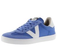 victoria Sneaker Unisex Berlin Ciclista Nylon & Pezzi A Contrasto & in Crosta di Pelle Abbinati 1126193 per Adulto Azul 35