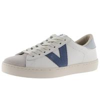 victoria Sneaker Unisex Berlin Pelle & Pezzi A Contrasto & Punta in Crosta di Pelle 1126142 per Adulto Azul 38