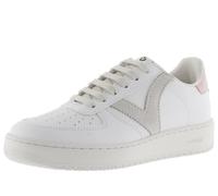 victoria Sneaker Unisex Madrid Effetto Pelle & Parti Colorati A Contrasto & Punta Traforata 1258201 per Adulto Gris 38