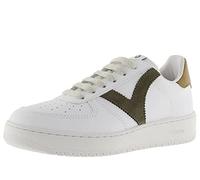 victoria Sneaker Unisex Madrid Effetto Pelle & Pezzi Colorate A Contrasto 1258201 per Adulto Kaki 38