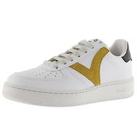victoria Sneaker Unisex Madrid Effetto Pelle & Pezzi Colorate A Contrasto 1258201 per Adulto Mostaza 37