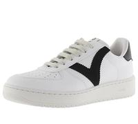 victoria Sneaker Unisex Madrid Effetto Pelle & Pezzi Colorate A Contrasto 1258201 per Adulto Negro 39