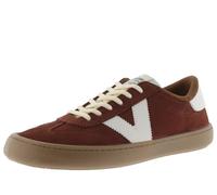 victoria Sneaker Unisex Olmo Crosta di Pelle Barefoot & Pezzi A Contrasto & Suola Caramello 1186103 per Adulto Terra 39