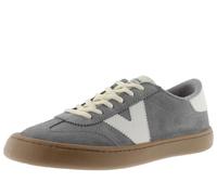 victoria Sneaker Unisex Olmo Crosta di Pelle Barefoot & Pezzi A Contrasto & Suola Caramello 1186103 per Adulto Gris 44