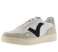 victoria Sneaker Unisex Seúl Effetto Pelle & Pezzi Colorate & in Crosta di Pelle A Contrasto 1257101 per Adulto Gris 39