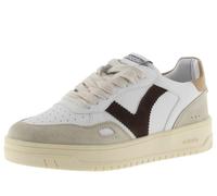 victoria Sneaker Unisex Seúl Effetto Pelle & Pezzi Colorati & in Crosta di Pelle A Contrasto 1257101 per Adulto Taupe 36