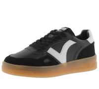 victoria Sneaker Unisex Seúl Effetto Pelle & Pezzi Colorati & in Crosta di Pelle A Contrasto 1257126 per Adulto Negro 37