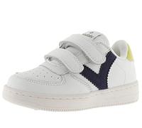 victoria Sneaker Unisex Tiempo Effetto Pelle & Pezzi A Contrasto & Strappo 1124104 per Bambini Lima 25