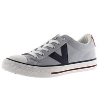 victoria Sneaker Unisex Tribu Tela & Logo A Contrasto & Punta in Gomma 1065164 per Adulto Gris 42