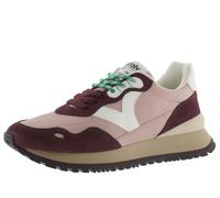 victoria Sneaker Viento Nylon & Pezzi Colorate & in Crosta di Pelle & Suola Dentata 1157114 per Donna Burdeos 38
