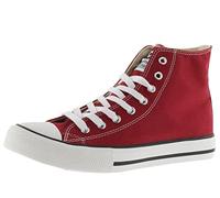 victoria Stivaletto Unisex Tribu Tela & Punta in Gomma 106500 per Bambini Carmin 29