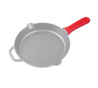 Victoria Supporto Manico in Silicona per Padelle in Ghisa Ø 25-30cm Coprimanico Resistente al Calore che Previene le Scottature quando si Maneggiano le Padelle