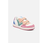 victoria Sneaker Unisex Tiempo Effetto Pelle & Pezzi Multicolori in Crosta di Pelle & Strappo 1124116 per Bambini Rosa 25