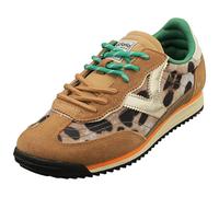 Victoria Trainer Satin Camel Donna - Stile Saturno Animal - 38 EU