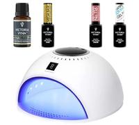 Victoria Vynn Hybrid Gel Polish Set - Desert Kiss, Mega Base Clear, Top Gloss e Nail Prep Specialist - perfetto per lampade LED e UV (Mauve Dance)