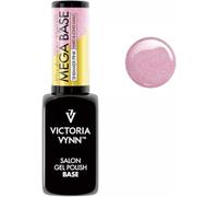 Victoria Vynn Mega Base Indurente per Unghie Lunghe & Resistenti UV-LED Glitter Gel Ibrido Smalto (Rosa Scintillante, 8 ml)